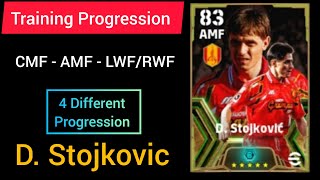 Epic D Stojkovic Max JLeague Training Progression Efootball 2024 [upl. by Fedirko]