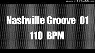 Nashville Groove 110 BPM  Drum Backing Track  Country 01 [upl. by Ime]