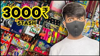 DIWALI CRACKERS STASH in 3000₹  Diwali Crackers 2023  diwali 2023 jaychandna20 [upl. by Ferrigno]