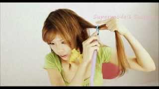 Easy Heatless Curls tutorial with magic hair curlers Standard or small curls size [upl. by Nelrah]