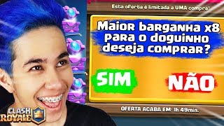 RENAN SE DEU BEM NA MAIOR BARGANHA DO CLASH ROYALE [upl. by Esihcoc]