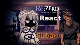 ReZero React To Subaru  Part 1 [upl. by Edeline953]