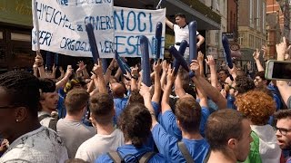 Leicester City Fans Celebrate Victory [upl. by Liberati]