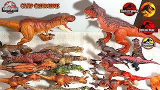 TREX vs CARNOTAURUS Collection Jurassic World Dinosaurs  Tyrannosaurus Rex Carnotaurus [upl. by Elfreda]