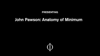 Presenting John Pawson Anatomy of Minimum [upl. by Aicrop]