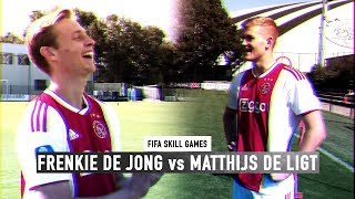 FIFA SKILL GAMES BATTLE 4  FRENKIE DE JONG vs MATTHIJS DE LIGT [upl. by Meesak]