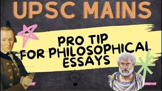 Pro Tip for UPSC Essay Paper  Philophocal Essay Structuring for UPSC Mains  Vikas Dhayal [upl. by Colver]