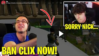 Nick Eh 30 Cries With Laughter After Realizing What This Stream Sniper Built [upl. by Kippie]