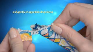 How to use a tampon TAMPAX Compak Pearl Opening the wrapper [upl. by Eram]