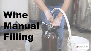 Petainer Kegs  Wine Manual Filling [upl. by Arahc994]