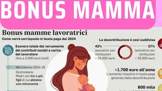 BONUS MAMME A CHI SPETTA inps [upl. by Kylander711]