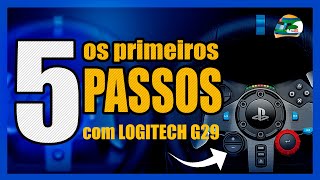 5 Passos Como Configurar e Instalar O Volante Logitech G29 em 2024 [upl. by Ynatirb]