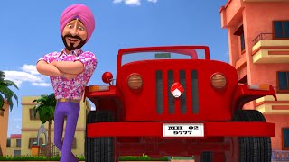 Papa Di Car  ਪਾਪਾ ਦੀ ਕਾਰ  TMKOC Punjabi Rhymes nurseryrhymes punjabi [upl. by Ilocin420]