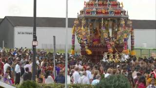 Hindufest in Hamm  mit der Göttin durchs Industriegebiet  Journal [upl. by Notsrik]