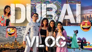 DUBAI FULL VLOG🔥✨  Global Village  Miracle Garden  Dubai Frame  Desert Safari  thejathangu😉 [upl. by Keithley11]