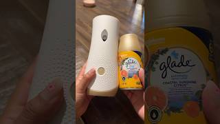 Change my glade automatic spray refill ASMR asmrsounds glade freshwater glades CleanTok [upl. by Hgielhsa4]