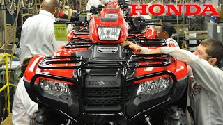 Honda Powersports Production ATV Manufacturing in the United States 2023 [upl. by Orlina]