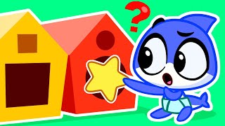 Lets Learn Colors and Shapes ⭐ Baby Learning with Baby Sharks ⭐ Best Educational Cartoons [upl. by Nyleak]