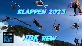 IBK Crew takes on Kläppen Vol 2  Spring Skiing in one of Swedens best Snowparks [upl. by Romeo]