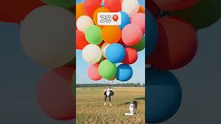 HOW MANY BALLOONS DOES IT TAKE TO  shorts balloon ballooning viralshorts trendingshorts [upl. by Occer452]