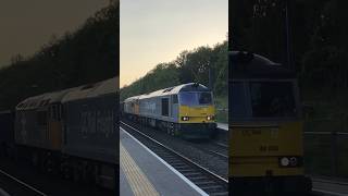 Double Header 60055 amp 56098 Passing Denham Golf Club [upl. by Sutsuj]