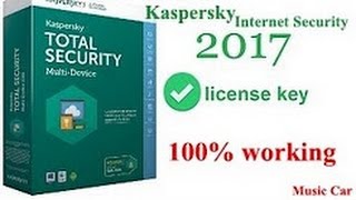 Kaspersky AntiVirus 2017 with keyactivation code  Working 100 [upl. by Burra]