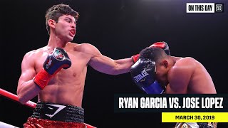 FULL FIGHT  Ryan Garcia vs Jose Lopez [upl. by Naujej]