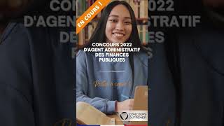 Concours 2022 dagent administratif finances publiques [upl. by Sammons]