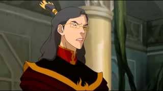 The Legend of Korra Fire Lord Izumi Talks Scene HD [upl. by Enhpad]