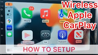 Wireless Apple CarPlay setup on Android Radio via Zlink [upl. by Anaert]