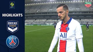 FC GIRONDINS DE BORDEAUX  PARIS SAINTGERMAIN 0  1  Highlights  GdB  PSG  20202021 [upl. by Olsen]