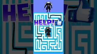 Maze  TvMan saves TvWoman \ 2d [upl. by Latsyek560]