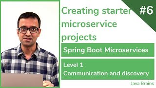 06 Creating starter microservice projects  Spring Boot Microservices Level 1 [upl. by Carline]