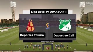 Tolima vs Cali Liga BetPlay DIMAYORII 2024 goles 12 [upl. by Thesda]