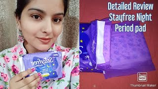 Stayfree Dry  Max All Night UltraDry XL Pads Detailed Honest review By Girls power Pooja [upl. by Duj]