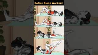 Before Sleep Workout  Easy Exercise fitnessgoals motivation [upl. by Doownelg]