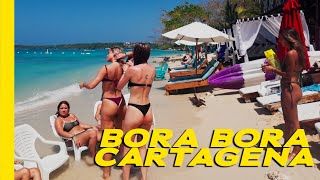 Cartagena Bora Bora Beach Walk 2024 [upl. by Warren]