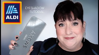 ALDI LACURA SMOKY EYESHADOW PALETTE  Eye Look amp Tutorial [upl. by Znarf455]