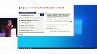 Standardization and labeling activities European AI Standards  ConfianceaiDays2022 [upl. by Erick]