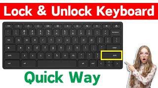 How To Lock amp Unlock Keyboard In Windows 11  10  8  7 Laptop Or PC  Unlock Keyboard Laptop [upl. by Hadnama]