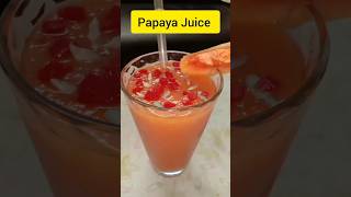 Papaya Juice Best healthy Papaya Juice  Skin glowing juice  Detox drink trending juicewrld [upl. by Getraer]