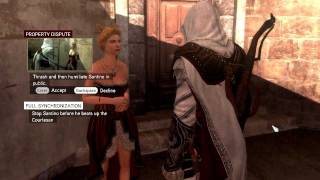 Assassins Creed Brotherhood Property Dispute Full Synchro [upl. by Nilekcaj]