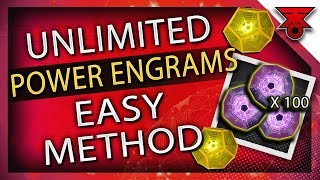 Destiny 2  HOW to GET LUMINOUS ENGRAMS POWER 300  HOW to GET POWER ENGRAMS  EASY METHOD [upl. by Treblig385]