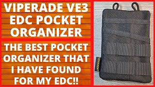 VIPERADE VE3 EDC POCKET ORGANIZER EVERYDAY CARRY POUCH [upl. by Hctub499]