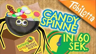 Candy Spinne basteln  Halloween DIY  Kindersendung  Kindervideos  Kinderkanal AFB 11 [upl. by Iormina]