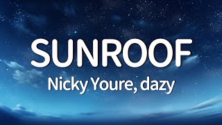 Nicky Youre dazy  Sunroof Lyrics [upl. by Helfand]