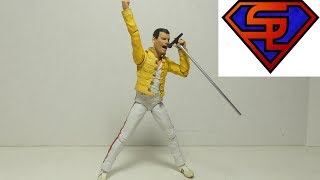 Queen SH Figuarts Freddie Mercury Tamashii Nations Action Figure Review [upl. by Berns313]