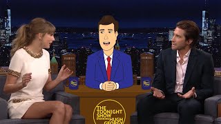 Taylor Swift and Jake Gyllenhaal Reunite on The Toonight Show [upl. by Yvette767]