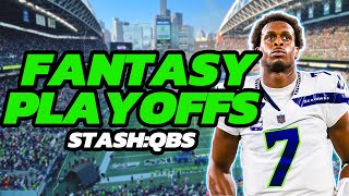 MUST STREAM QBs for the Fantasy Playoffs  2023 Fantasy Football [upl. by Halsted]