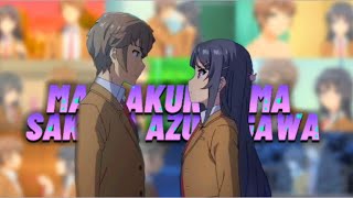 Bunny girl senpai  Mai Sakurajima and Sakuta Azusagawa edit [upl. by Annaili]